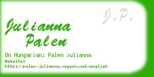 julianna palen business card